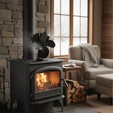 thumbnail of Relaxdays Ofenventilator ohne Strom, geräuscharm, für Kamin & Ofen, hitzebetrieben, 4 Blätter, Kaminventilator, schwarz