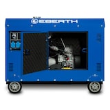 thumbnail of EBERTH 8000W dieselgenerator, 13,9 pk, 400V/230V/12V, AVR, oliebeveiliging, ATS-aansluiting