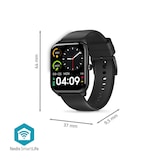 thumbnail of Nedis SmartLife-Uhr - 1.69 " - LCD - IP68 - Maximale Betriebszeit: 240 Std - Android / IOS - Schwarz