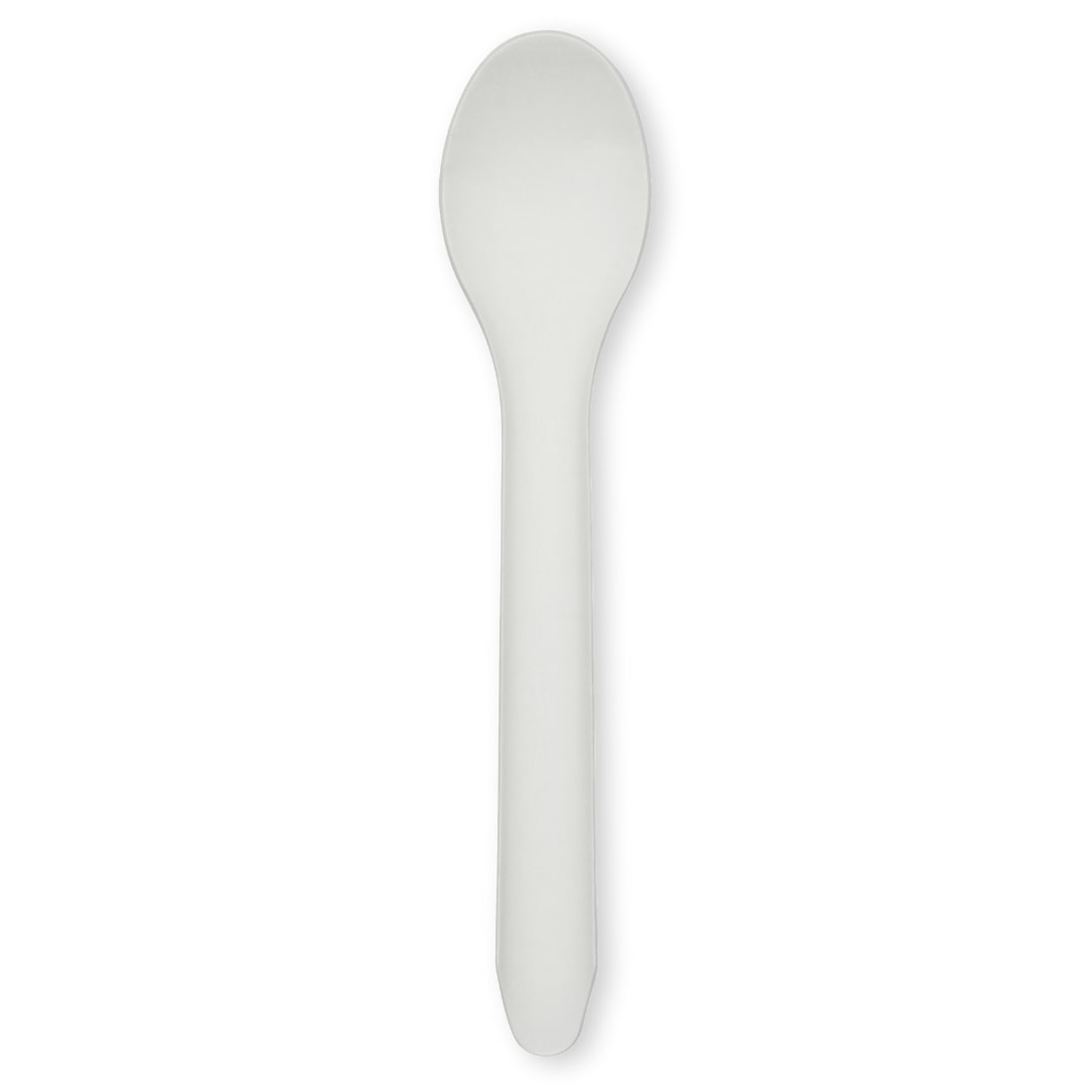 HELLO STRAW Cuchara de papel blanco de 15,8 cm. Caja de 1.000 ud.