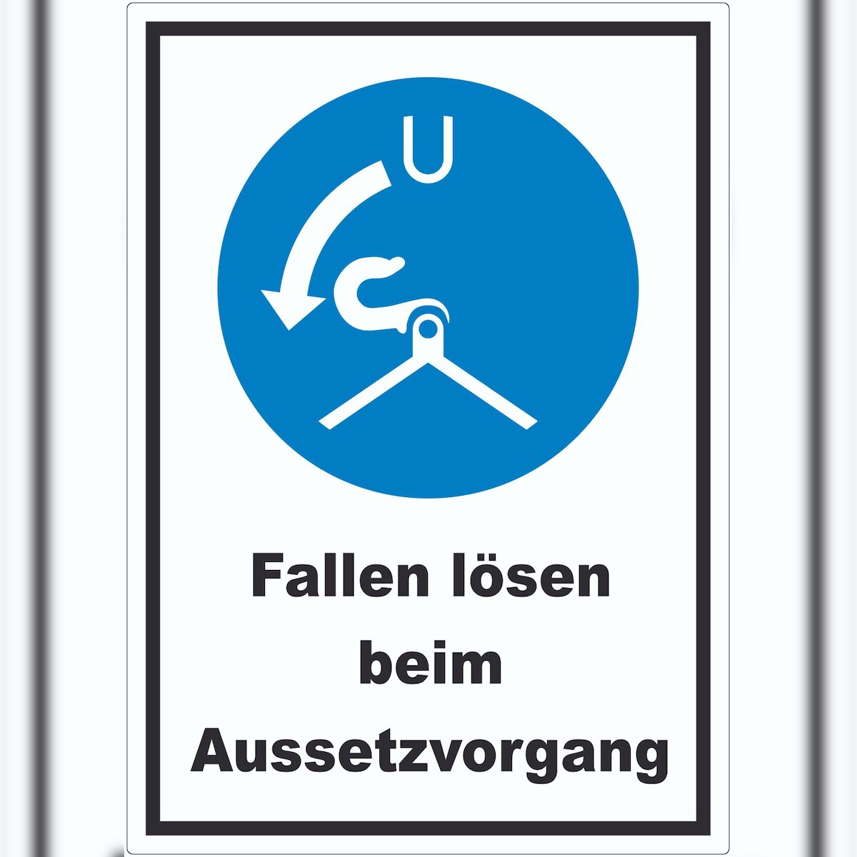 HB-Druck Fallen lösen beim Aussetzvorgang Aufkleber A3 (297x420mm)