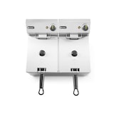 thumbnail of Friteuse Kitchen Line - 2x 8L, HENDI, Kitchen Line, 16L, 230V/7000W, 550x430x(H)345mm