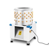 thumbnail of VERTES Geflügelrupfmaschine, Edelstahl, bis 180 kg/h, 550W, 106 Rupffinger, für Enten, Nassrupfmaschine, Kaltwasseranschluss