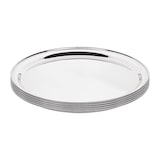 thumbnail of Olympia rundes Serviertablett Edelstahl 40,5cm