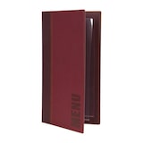 thumbnail of Securit Speisekarte Trendy | A5 | Kunstleder | weinrot | 3 Karten