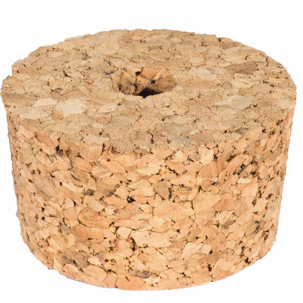 Korken mit Loch für 10 - 25 l für Korbflaschen