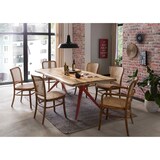 thumbnail of SIT Möbel Esstisch aus Mangoholz, Gestell in antikbraun | B 180 x T 90 x H 75 cm | natur | 15281-00 | Serie TISCHE & BÄNKE