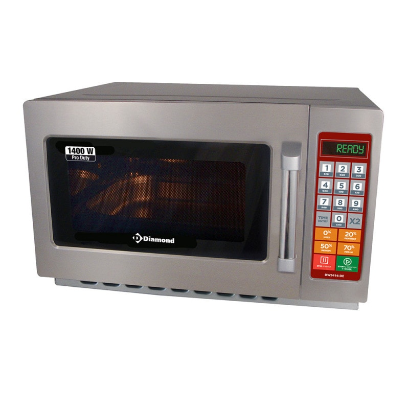Four micro-ondes en inox 1400 w - Diamond
