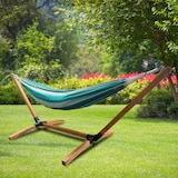 thumbnail of Rijoka Hangmat Met Houten Standaard - Draagkracht 150kg - 270x100x95cm - Hangmat Stripes