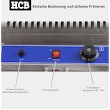 thumbnail of HCB Friteuse - 14 Liter - Propan - Edelstahl