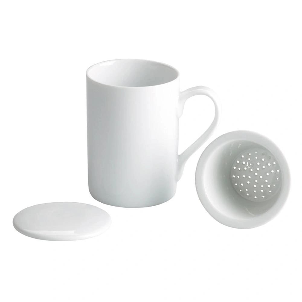 Viejo Valle - Tisana C/ Tapa Y Filtro 27 Cl. 7.5X11 Cm. Porcelana Caja De 48 Uds