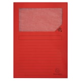 thumbnail of Exacompta - Réf. 50550E - Carton de 400 chemises à fenêtre sans plastique avec soufflet Super 160 g/m² - dim 22 x 31 cm - 5 couleurs