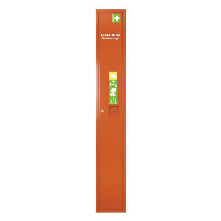Stehschrank Erste-Hilfe-Trage gefüllt DIN 13157