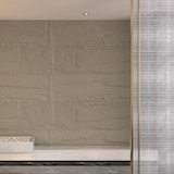 thumbnail of Juego de 10 paneles decorativos con efecto roca 3D, revestimiento de pared de poliuretano de 7,2 m², 120 x 60 x 3 cm, color gris cemento.