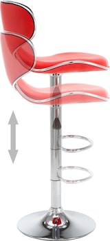 thumbnail of vidaXL Barhocker 2 Stk. Rot Kunstleder