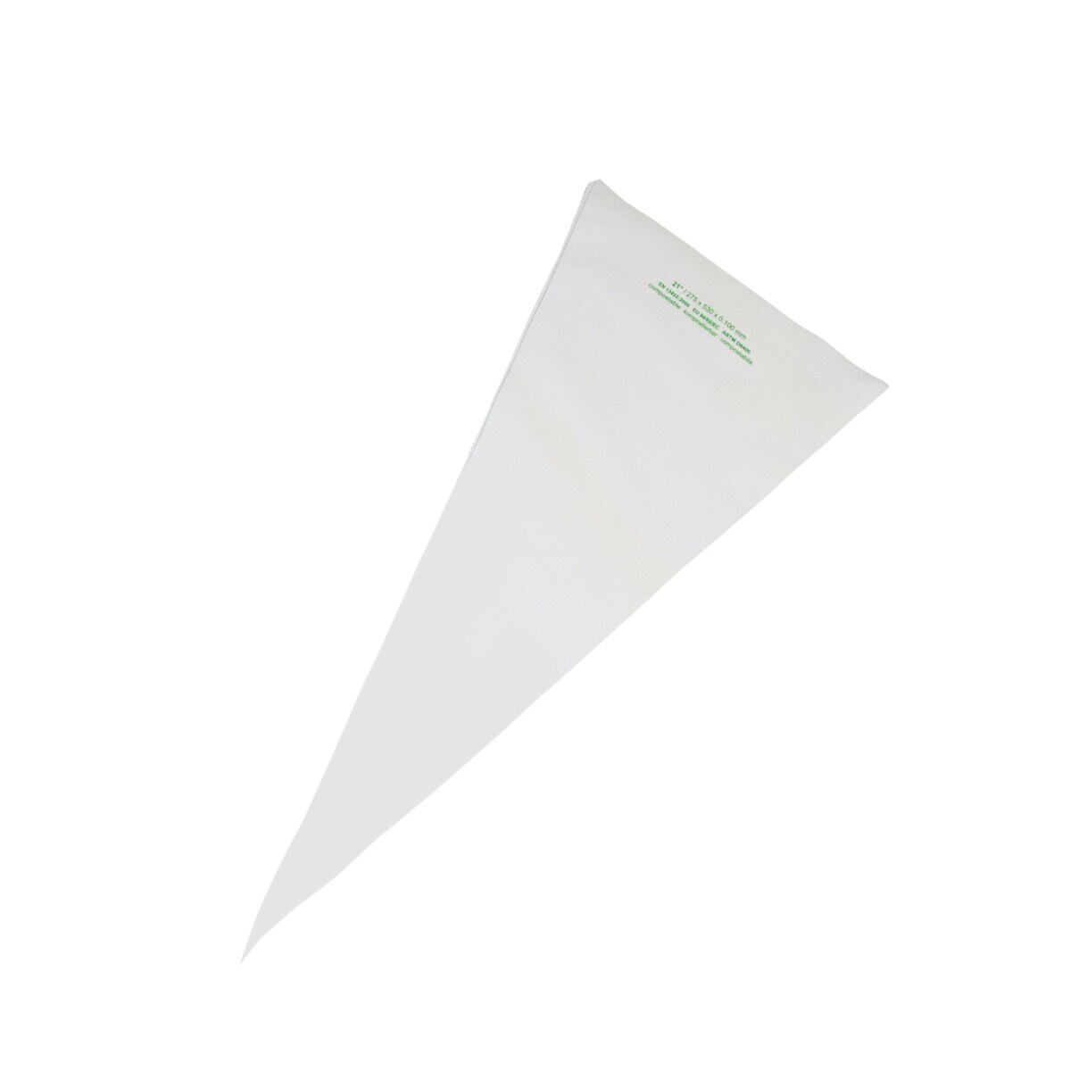 Schneider - Einweg-Spritzbeutel "GREENY", 530 x 275 mm, 100 μ, gerollt, transparent