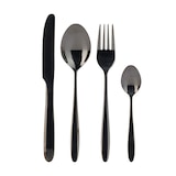 thumbnail of WellHome - 24-delige zwart gecoate roestvrijstalen bestekset