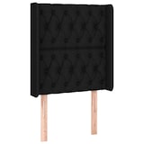 thumbnail of vidaXL LED Kopfteil Schwarz 83x16x118/128 cm Stoff