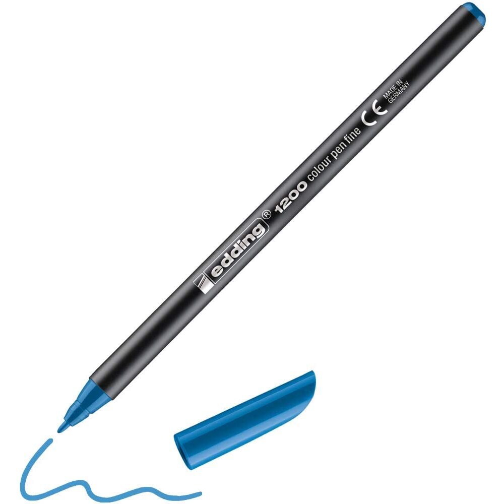 edding 1200 Fasermaler hellblau