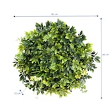 thumbnail of Pflanzenmatte /-wand / Vertikaler Garten LEAFLUXE WALL 2 50x50cm rund grün hjh LIVING
