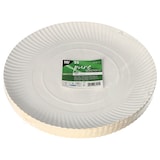 thumbnail of 25 Teller, Pappe "pure" rund Ø 32 cm · 2 cm weiss