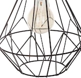 thumbnail of WellHome - Schwarze Metall-Deckenleuchte 19x27cm