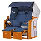 thumbnail of Strandkorb - bene living - Ostsee - uni/blau - PE weiß