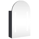 thumbnail of vidaXL Spiegelschrank mit LED-Beleuchtung Gewölbt Grau 42x13x70 cm