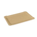 thumbnail of 1000 Pappteller eckig FF 17 x 23 cm braun mit Fettbarriere – Imbissteller