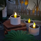 thumbnail of LED Solar Teelichter Garten Outdoor Solar Kerze Solarleuchte 3er Set