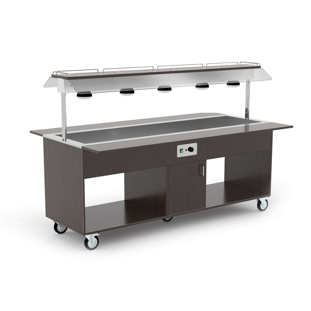 Mobiltherm Warmbuffet 405106-W, Modell Palma 6W, 6 x 1/1 GN, fahrbar