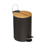 thumbnail of FIVE Treteimer 3 L mit modernem Bambusdeckel schwarz