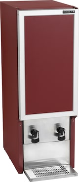 thumbnail of TEFCOLD Wein-Dispenser-Kühlschrank DKS95-2/20L 120l Rot RAL3005