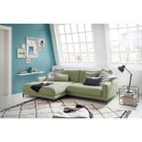 thumbnail of KAWOLA Ecksofa CARA Sofa Recamiere links Cord olivgrün