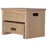 thumbnail of Aranaz Taburete ara 2 peldaños sin barniz