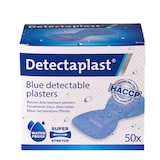 thumbnail of Blaues detektierbares wasserabweisendes & elastisches Pflaster Fingerkuppen - 50St