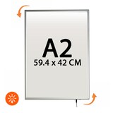 thumbnail of Cadre Clic Clac LED Box Slim A2 simple face