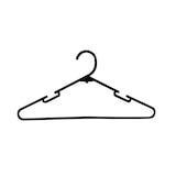 thumbnail of Lot De 10 Cintres Noirs En Plastique Cin10 De Garnier