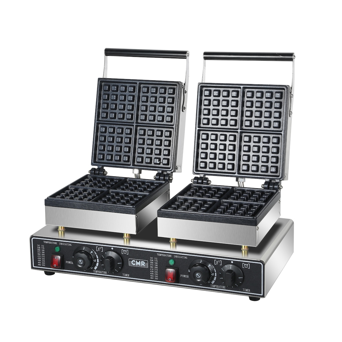 Gaufrier Electrique Professionnel Double 4x4 - KWB-2S