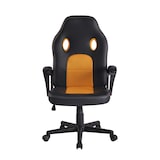 thumbnail of Sedia Gaming Elbing In Similpelle Nero/giallo