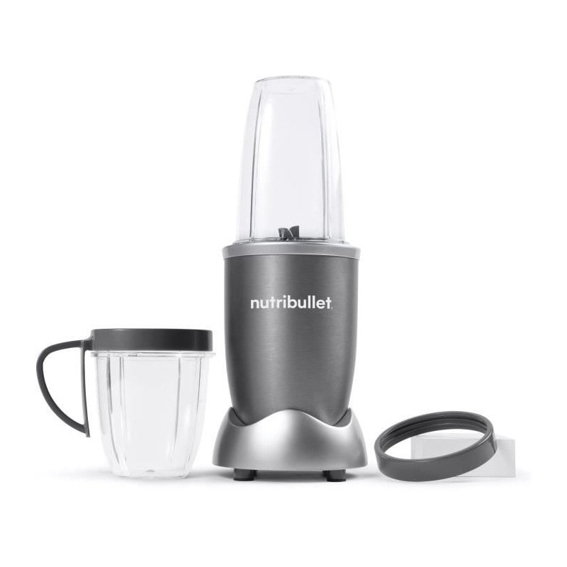nutribullet NB606DG Dunkelgrau Standmixer - 600 Watt, 525/700ml Becher
