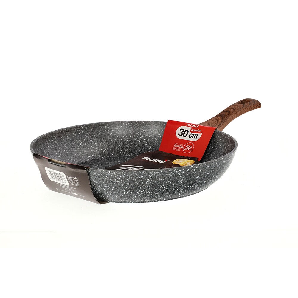 Mamù inductiepan, antiaanbaklaag en krasbestendig, Ø 30 cm, met hoge wanddikte, extra duurzaam.