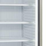 thumbnail of TEFCOLD Enfriador de botellas, acero y vidrio, 680 x 655 x 2096 mm, refrigeración profesional, Blanco