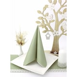 thumbnail of Airlaid Serviette Phalaris Naturgrün, 40 x 40 cm, 50 Stück - APARTina