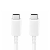 thumbnail of Samsung USB-C auf USB-C Ladekabel 1 m – Schnelllade- und Datenkabel – Weiß – Modell EP-DN980BWE