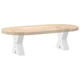 thumbnail of vidaXL Couchtischbeine X-Form 2 Stk. Weiß 40x(30-31) cm Stahl