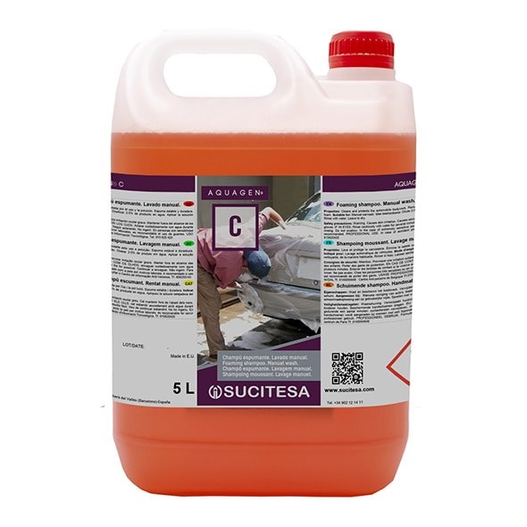 Aquagen C Champú espumante coche lavado manual 5L