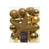 thumbnail of Decoris 023370 Kugeln bruchfest glanz, matt, Glitter mix Transbox a 33