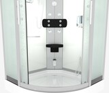 thumbnail of Dampfdusche Duschtempel Sauna Dusche Duschkabine D46-20M3 100x100 cm ohne 2K Scheiben Versiegelung