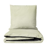 thumbnail of Bettwäsche 155x220 cm Fleece Beige Anthrazit Wendeseite Winter warm